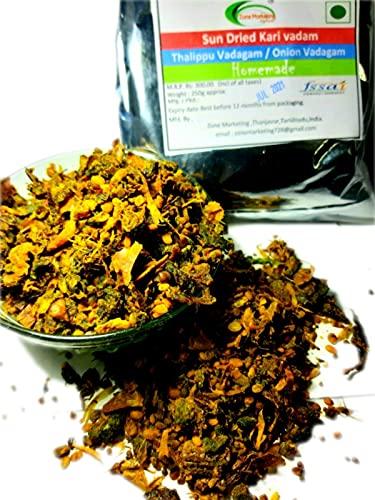 Zone Marketing Zone Marketing Kari Vadam/Thalippu Vadagam/Sun Dried Kari vadagam/Onion Vadagam/Kari Vadagam (Homemade) - 250g