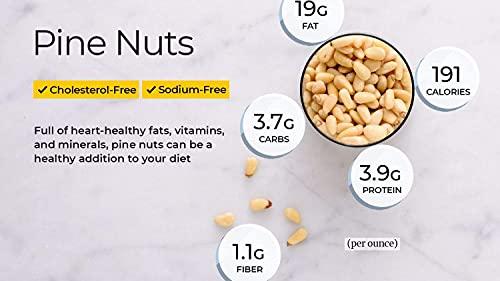 Organic Purify Organic Purify Lebanon Pine Nuts, 250g Jar Pack | Chilgoza | All Premium. Jar Pack