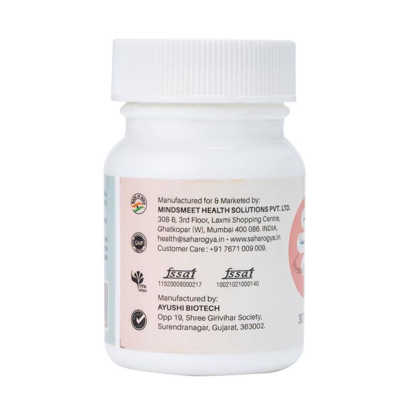 SAHAROGYA SAHAROGYA Herbal Easy Go Tablet For Better Digestive Function, Healthy Gut, & Health Management - 30 tablets (Pack of 1)`