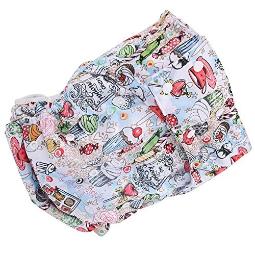 JUYT Adult Cloth Diapers, Adult Pocket Diaper LeakFree Waterproof Washable Soft Breathable for Bedridden Patients for Elderly People(A52)