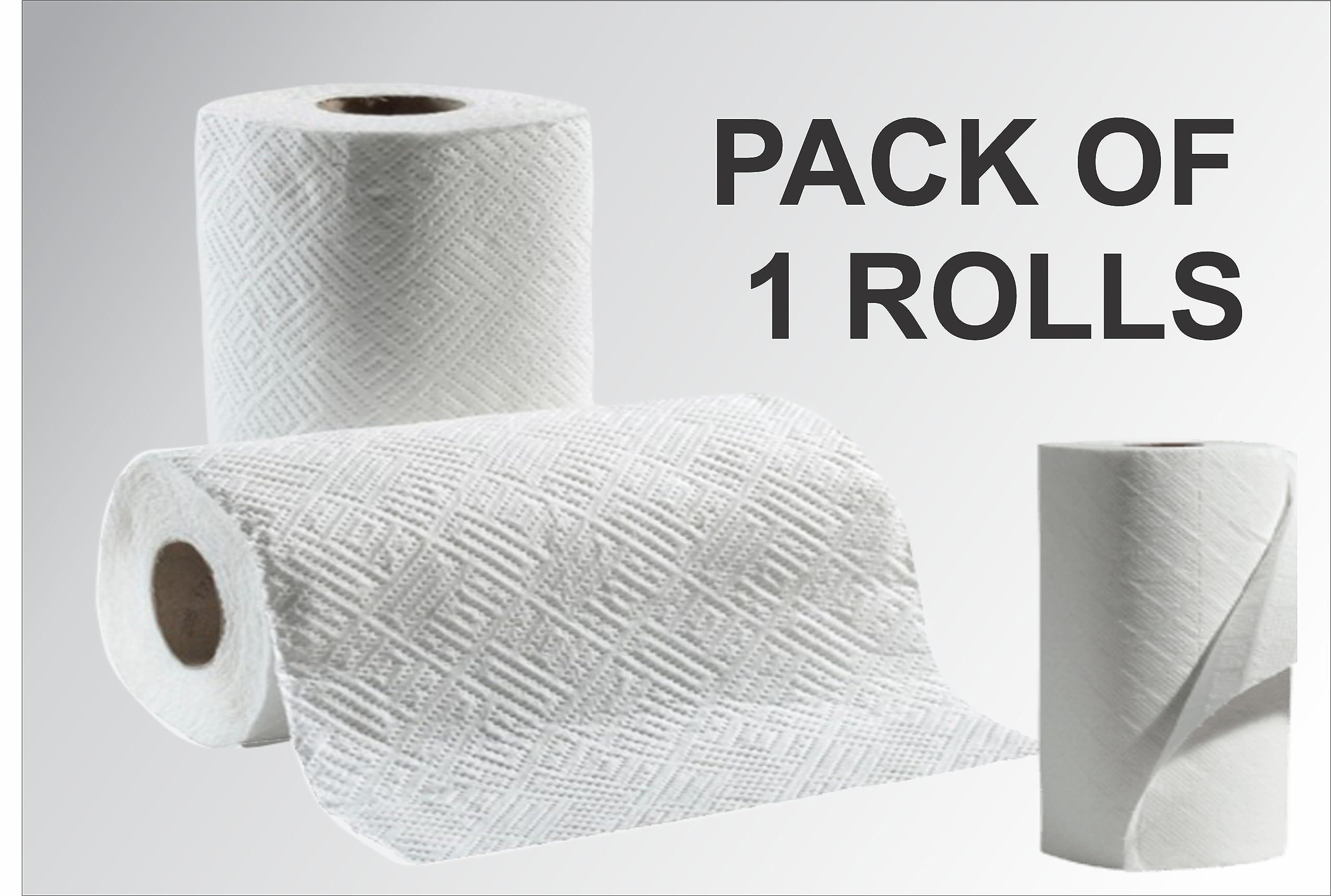 ELIZA Eliza Soft 4 Ply Kitchen Towel Tissue Paper Roll (60 Pulls Per Roll 4ply, 60 Sheets) - Pack of 1