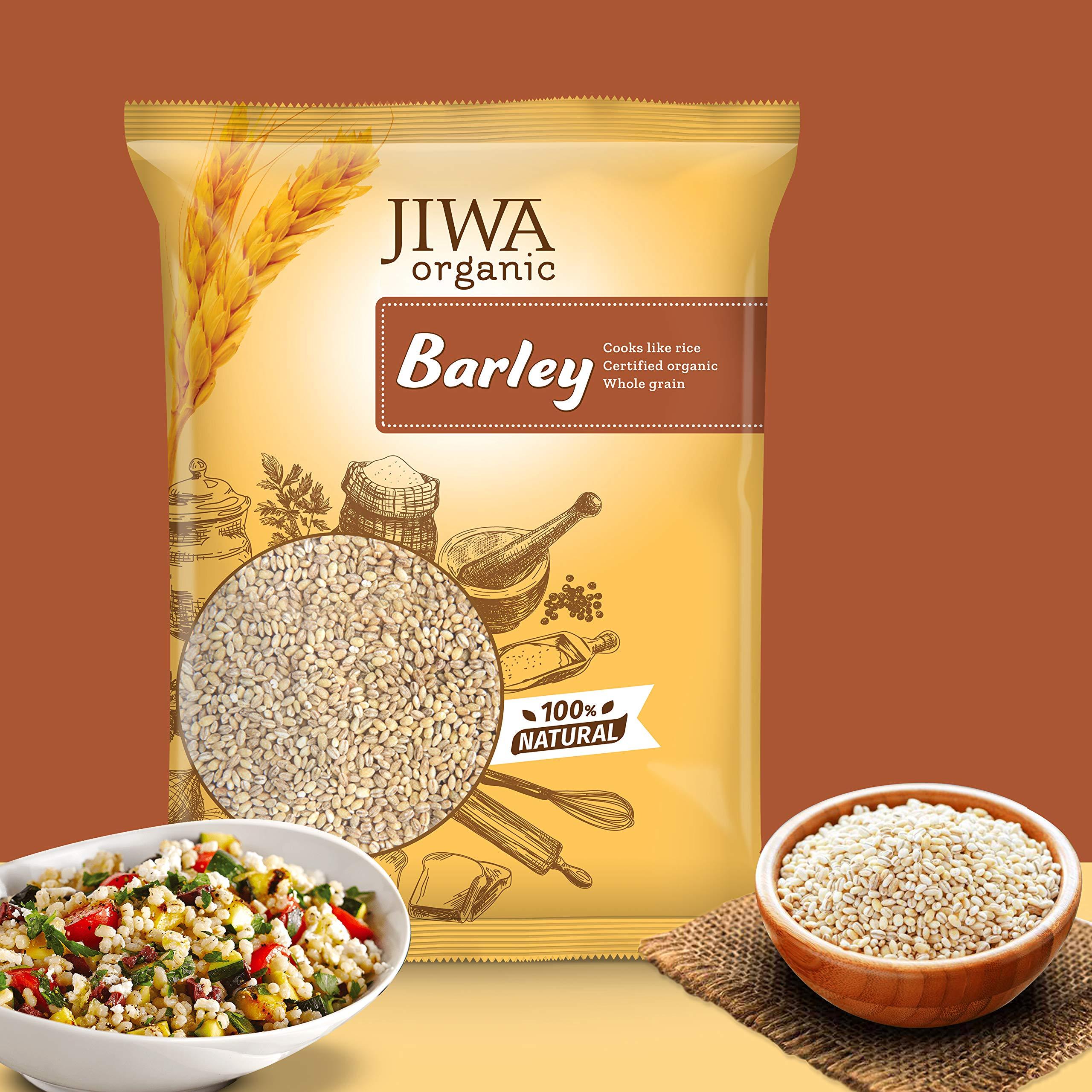 JIWA healthy by nature JIWA healthy by nature Organic Pearl Barley, 1 kg, Certified Organic & Organic Quinoa Flour, 900 g (Certified Organic & Gluten Free)