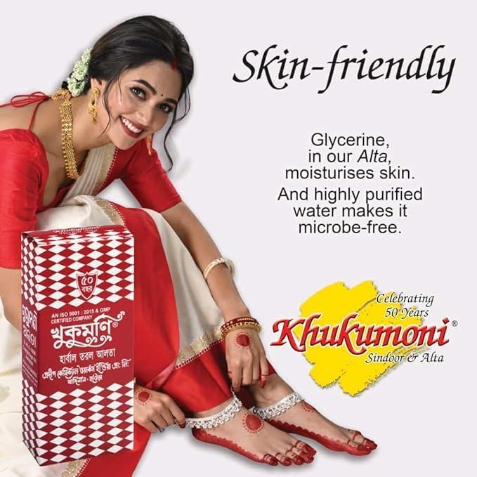 PRADIP CHEMICAL WORKS KHUKUMONI Alta (50 ml) Combo- 6pcs.