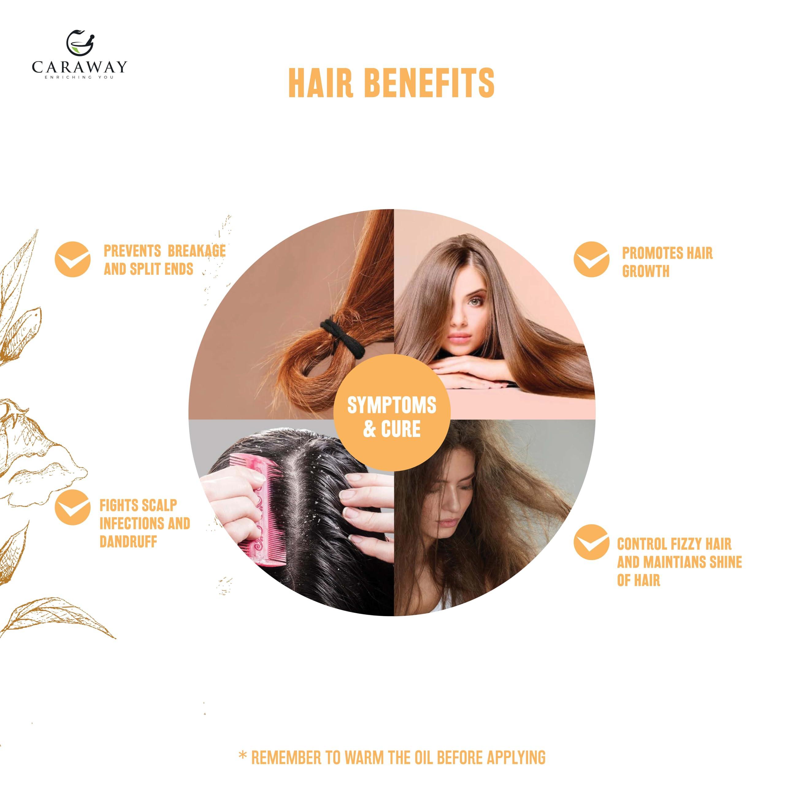 CARAWAY CARAWAY Certified Organic Almond Oil for Face - Cold Pressed Badam Rogan Oil for Baby Massage and Hair Care - Edible Grade - 16 oz / 475 ml