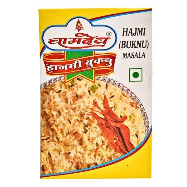 Bamdev & company Bamdev Buknu Masala Powder | Hazmi Masala | Bhuknu Masala Powder | Kanpur Speciality | buknu powder kanpur, used as a seasoning, aids disgestion (100 Grm)(Pack 4)