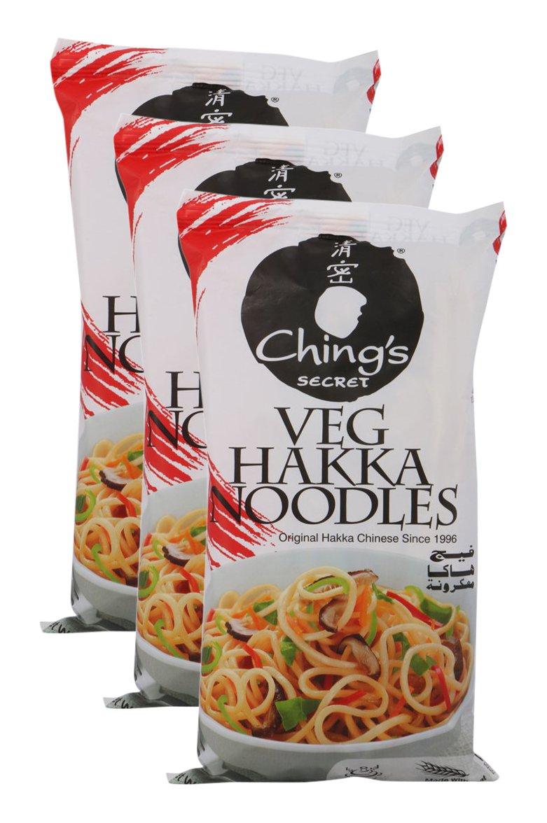 Ching's Secret Ching\'s Secret Big Bazaar Combo-Vegetarian Noodles Hakka, 150Gram(Buy 2 Get 1, 3 Pieces) Promo Pack,450 Grams