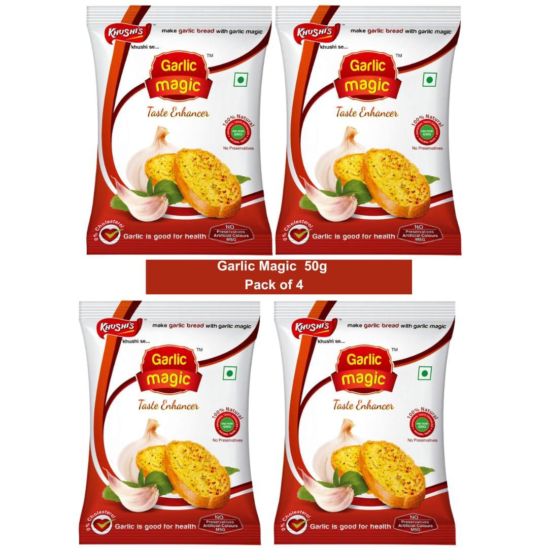 KHUSHIS Garlic Magic 50g (Pack of 4)
