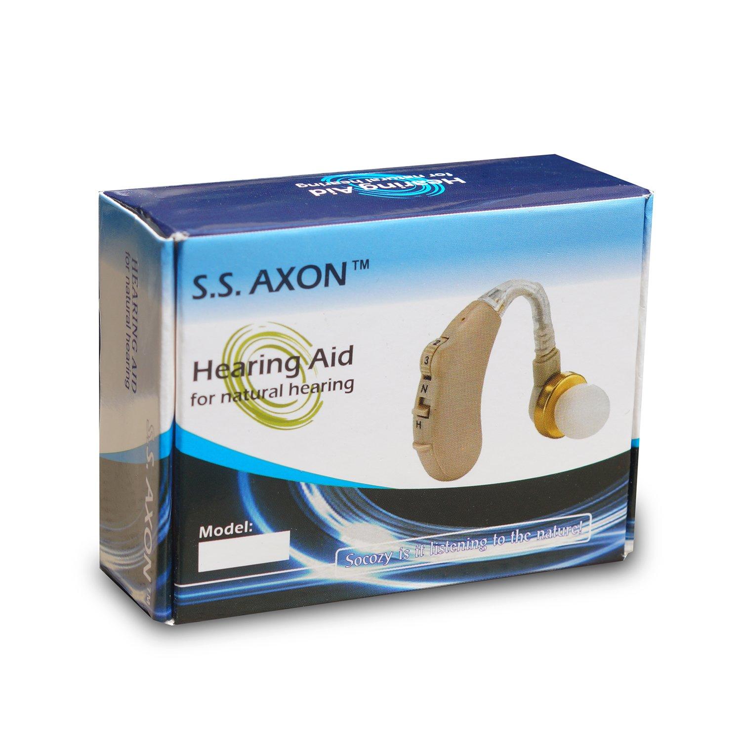 S.S.Axon S.S.Axon™ Digtital Adjustable Amplifier F-137 In The Ear Hearing Aid (Beige)