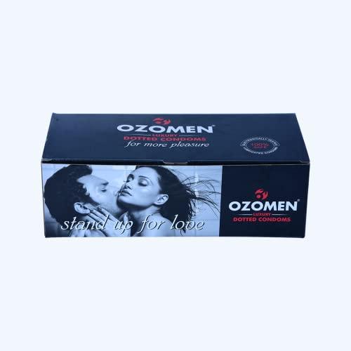 OZOMEN OZOMEN | OZOMEN LUXURY DOTTED CONDOMS Stand Up For Love |Each Pack 3 QTY|Super Saver Pack Of 10 (30 QTY)| 8 Exotic Flavoured DOTTED Condoms| 100% ELECTRONICALLY TESTED| (JUNGLEE JASMINE)