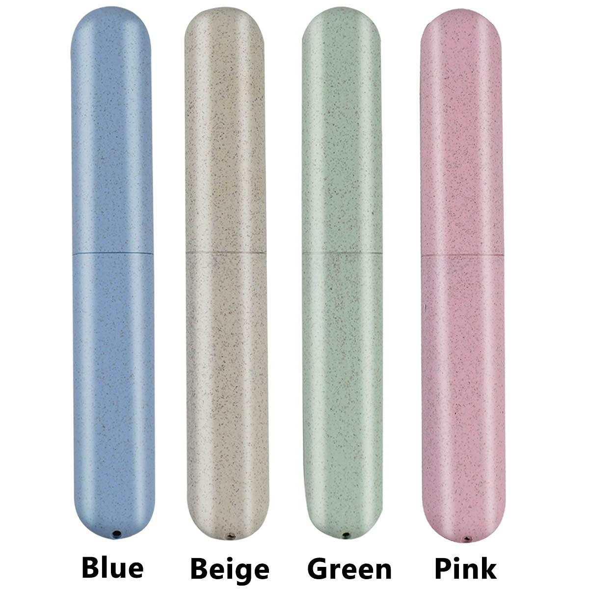 yuntop 4 Packs Portable Travel Toothbrush Case Breathable Travel Toothbrush Holders Bulk Toothbrush Holder for Travel Camping Home School Toothbrush Travel Container for Business Trip Toothbrush Cover