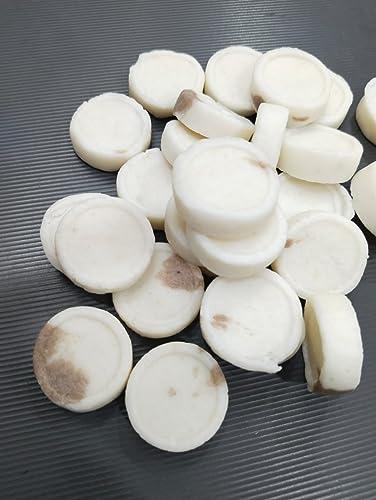 Veganic Veganic Coconut Peda | No Preservative Real Coconut Toffee Candy | Kesari Badam Goli Soft & Chewy Nariyal Peda (400g)