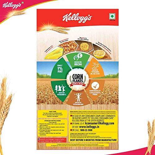 Kellogg's Kellogg's Combo, Kellogg's Muesli with 21% Fruit and Nut Pouch, 500 g and Kellogg's Corn Flakes Original, 475g