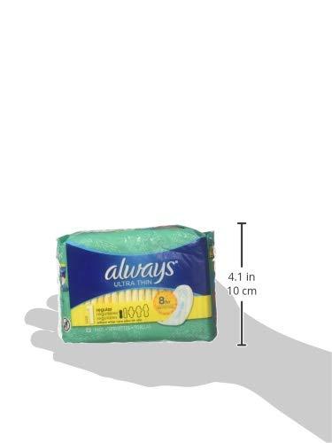 Procter And Gamble Always Pads Ultra Thin without Wings Regular 22 pads