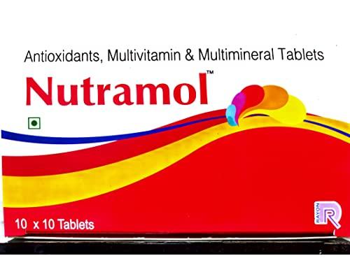 NUTRAMOL NUTRAMOL Vitamin A to Vitamin K, LYCOPENE, BIOTIN & BETACARO-TENE, IMMUNITY BOOSTER MUTIVITAMINS TABLETS 100 TABLETS PACK 10 STRIPS(NT)