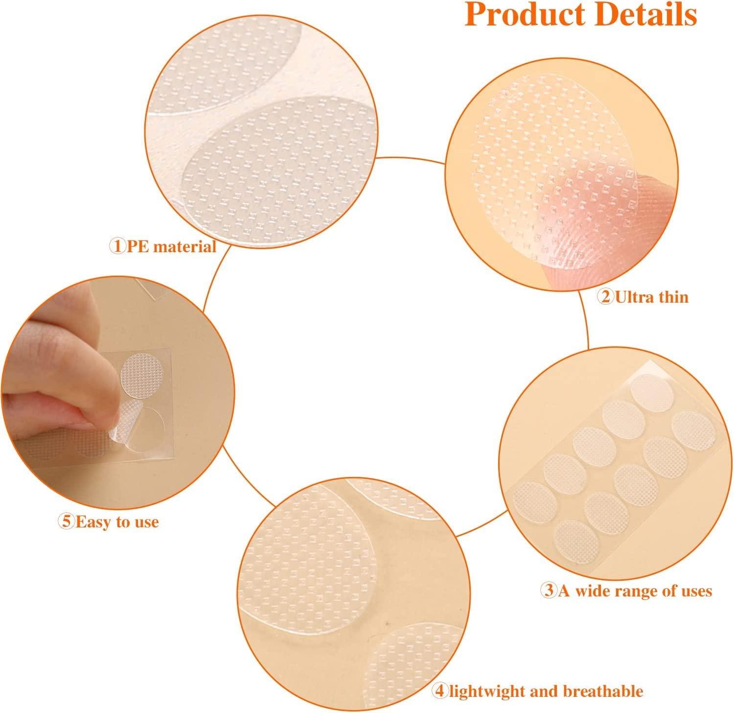 Deetto Deetto Ear Lobe Tape/Invisible Ear Lobe Support Patch for Heavy Earrings Invisible Waterproof Stickers for Heavy Earrings Earring Lift Patches for Long Time Wearing Earrings Protect Healthy (20)