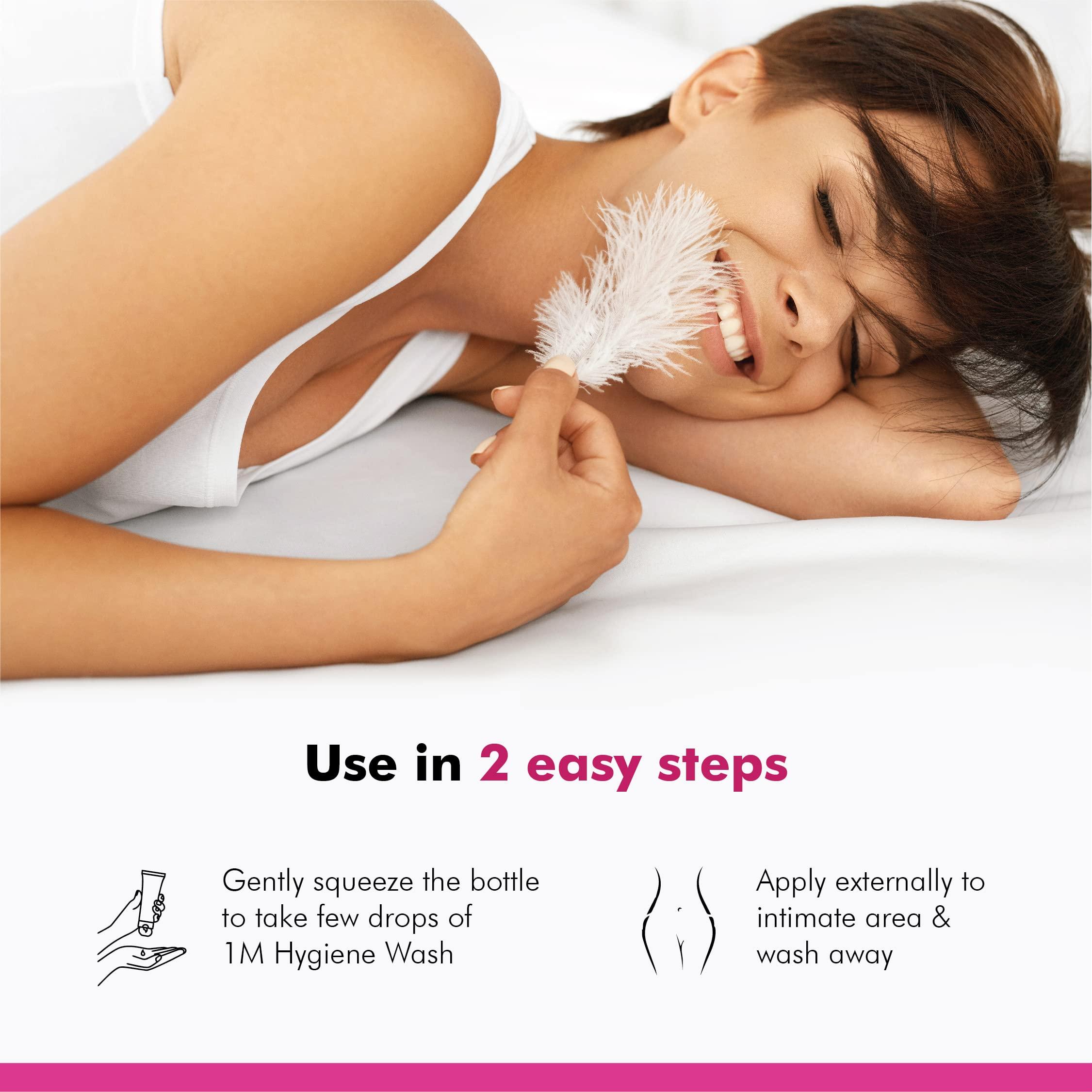 OZONE Ozone 1M Intimate Cream Wash - 100% Vegan Ph Balanced Hygiene 1M Intimate Wash With Tea Tree Oil & Sea Buckthorns - 100Ml | Paraben & Sulphate Free Intimate Wash - Pack Of 2