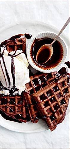 La Casa La Casa French Vanilla + Chocolate + Red Velvet + Black Choco Belgian Waffle Mix | Combo Pack | Pancake Mix | Multigrain | Vegan | Egg-Less | Extra Crisp | Pack of 4 | 1.6 Kgs |