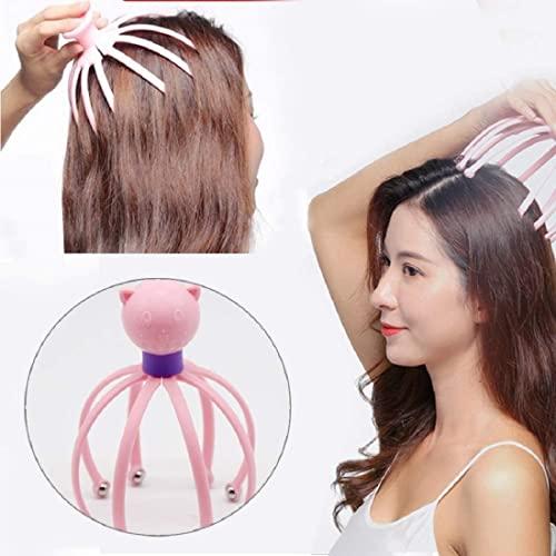 Style Keepers Style Keepers Head Scalp Massagers for Headache Relief, Scalp Stress Relax, 8 Roller Balls and 12 Fingers Stainless Steel Heavy Material Head scrap Massager