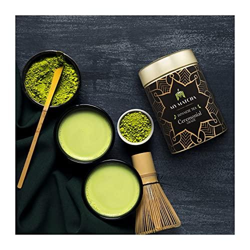 My Matcha My Matcha - Ceremonial Grade Traditional Japanese Matcha Green Tea Powder | Real Matcha Tea, (30g) Tin | High in Antioxidants & Full in Energy