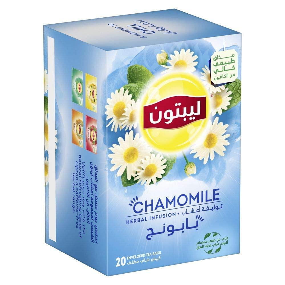Lipton Tea Lipton Camomile Herbal Infusion, Tea Bags (20 g) -20 Bag