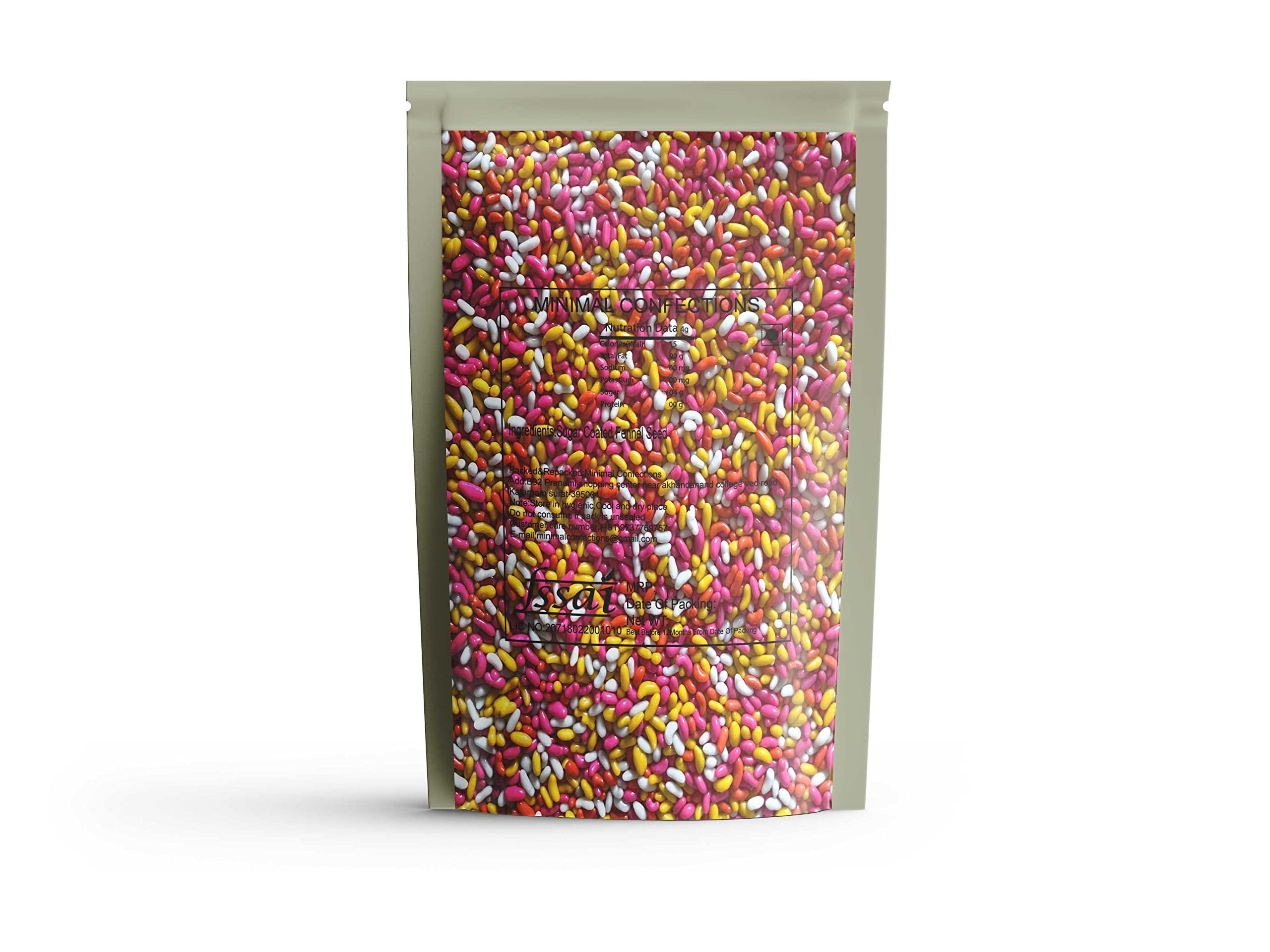 minimal Minimal Sugar Coated Fennel Seeds/Fennel Candy/Sugar Coated Saunf,1kg