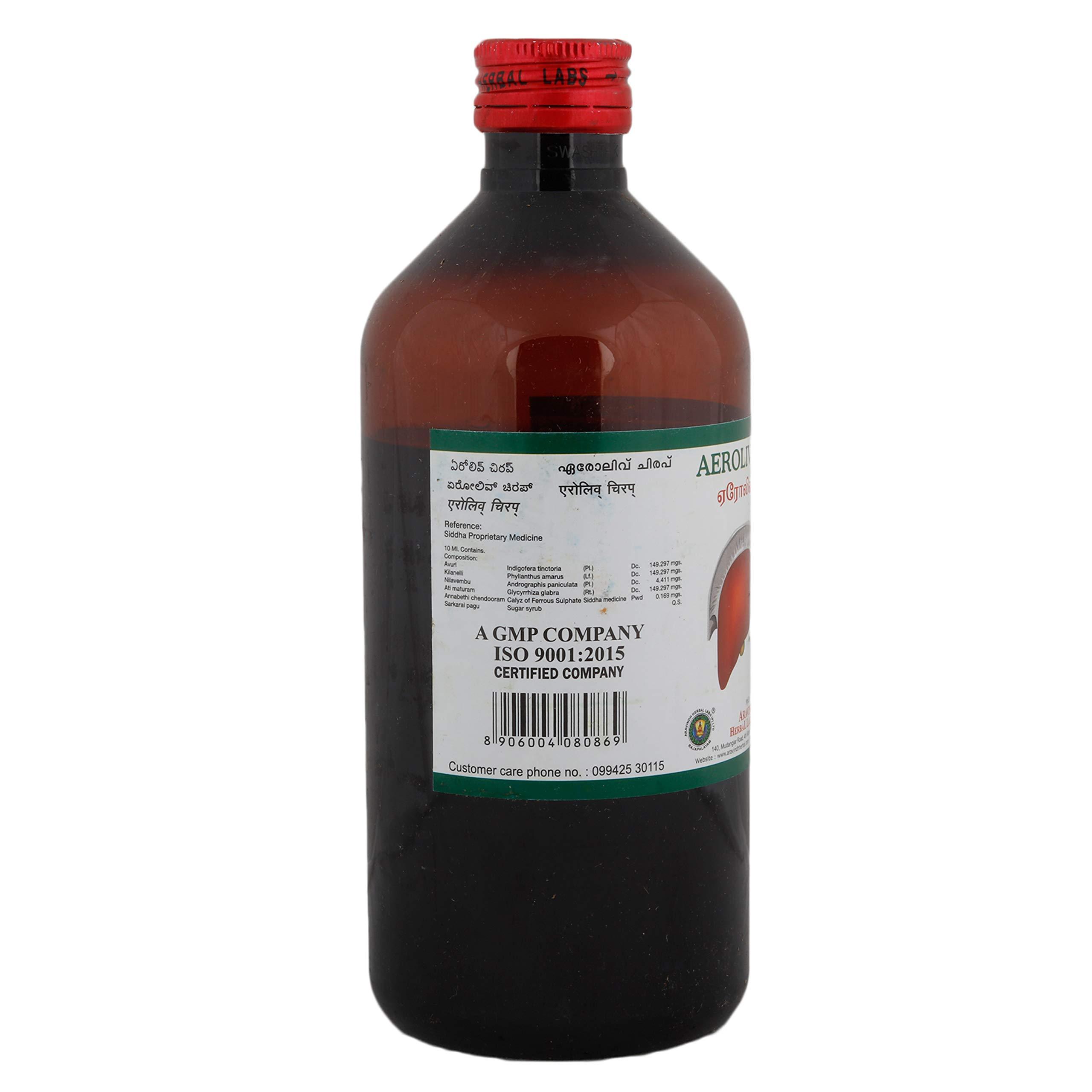 Aravindh Aravindh Aeroliv syrup (400 ml)
