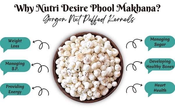 Nutri Desire Nutri Desire Fox Nuts Phool Makhana (1kg)