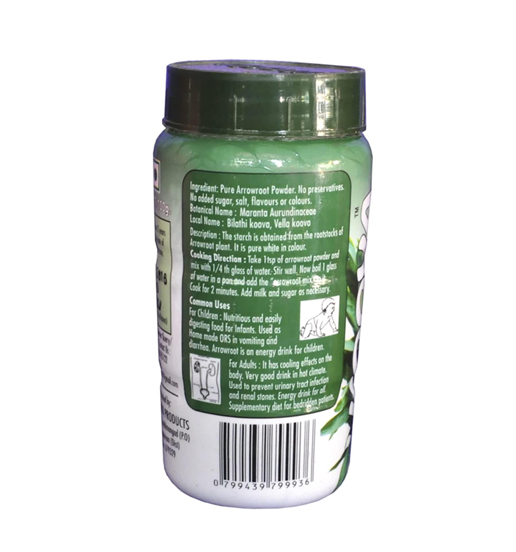 KOOVA Koova Pure Arrowroot Powder - White - 100g (Pack of 2)