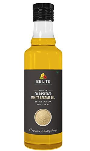 BE LITE BELITE® Cold Pressed Sesame Oil (Til Ka Tel) Gingelly Oil, Extra Virgin Edible Cooking Oil (500ml)