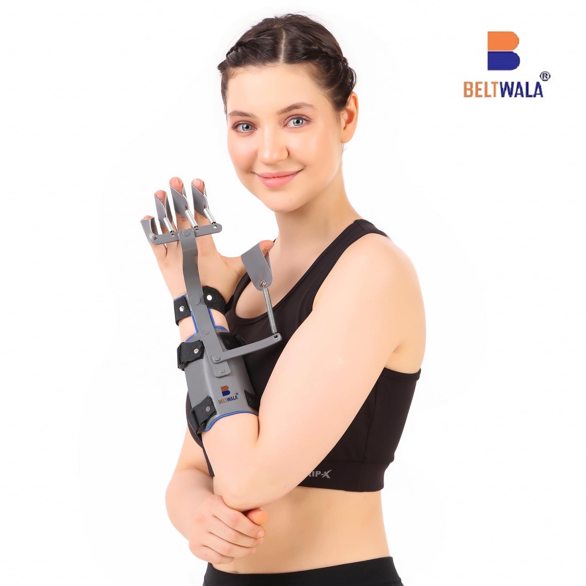 BELTWALA BELTWALA Aluminium Dynamic Cock Up Splint For Carpal_Tunnel_Syndrome With Finger Extension Assist(Right Hand),Free Size