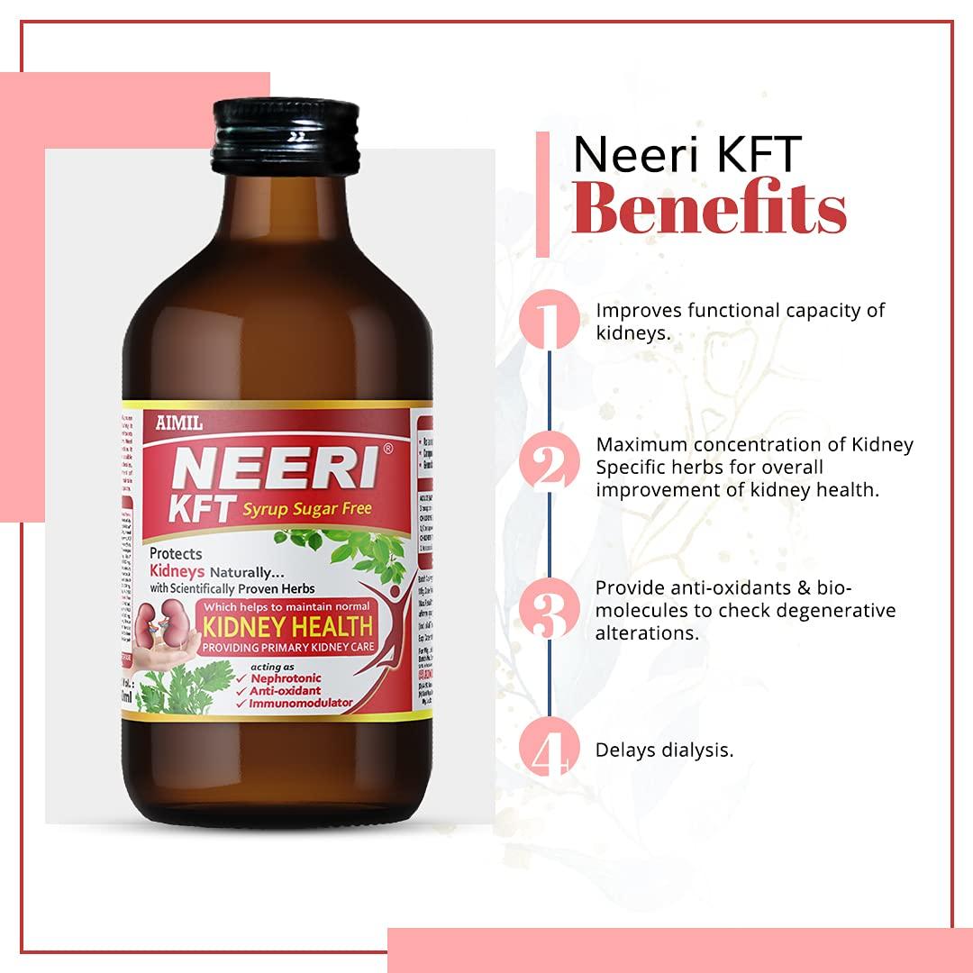 AIMIL AIMIL Neeri KFT Syrup Sugar Free - 200ml (Pack of 3)