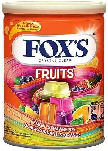 Nestle Fox\'s Crystal Clear Delicious Fruit Candy 180g Tin