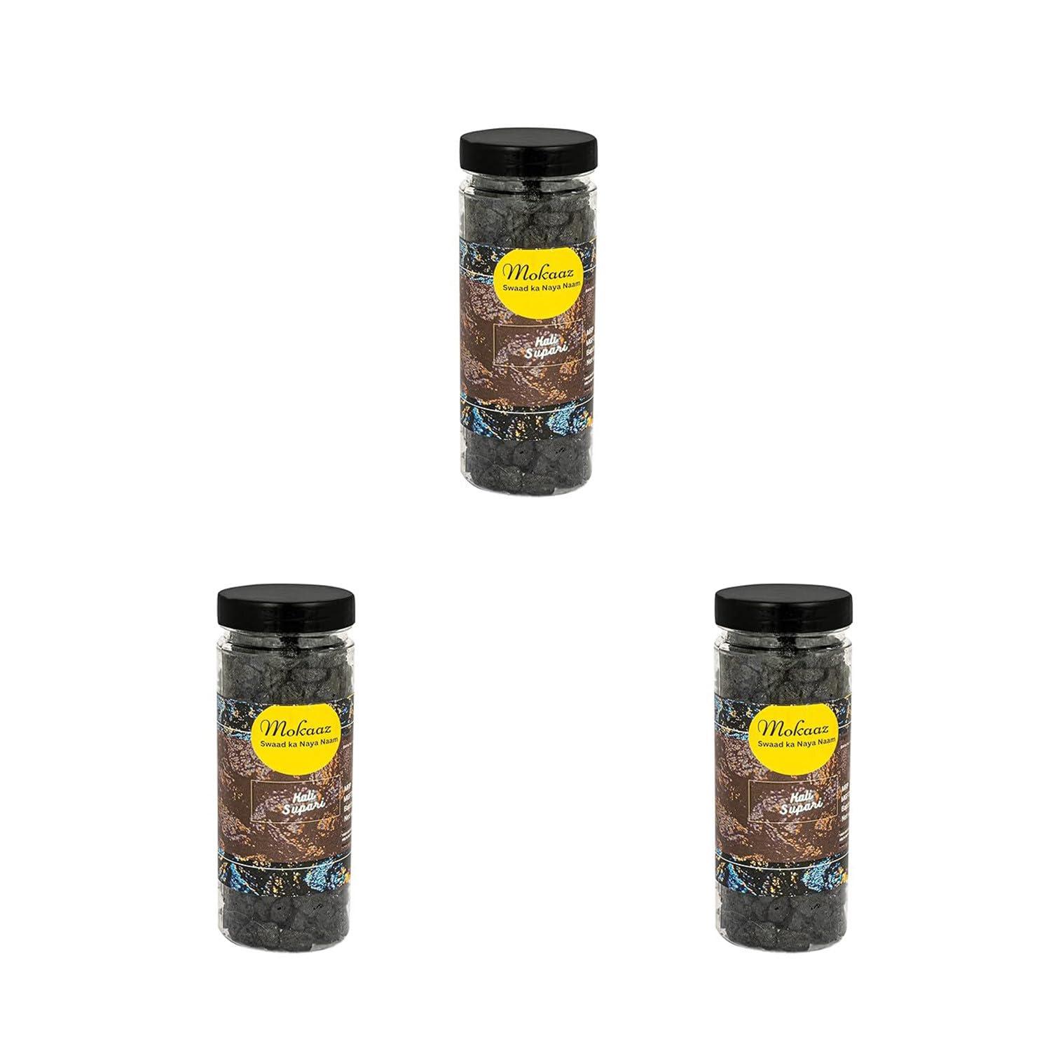 Generic Mokaaz Black Supari| Kali Supari| 150g (Pack Of 3)