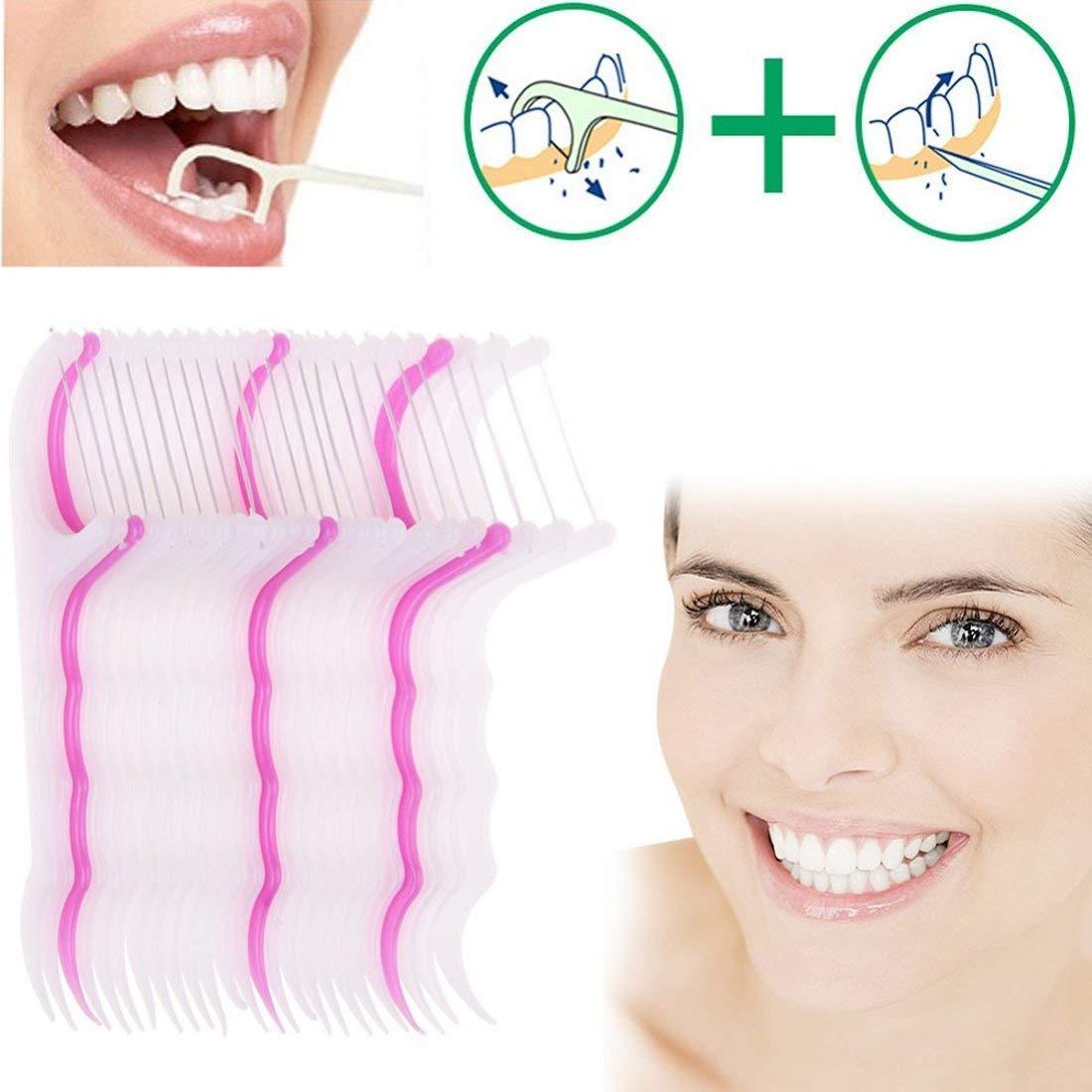 S R EXCLUSIVE S R EXCLUSIVE Oral Care Dental Floss Toothpick 20 Pieces