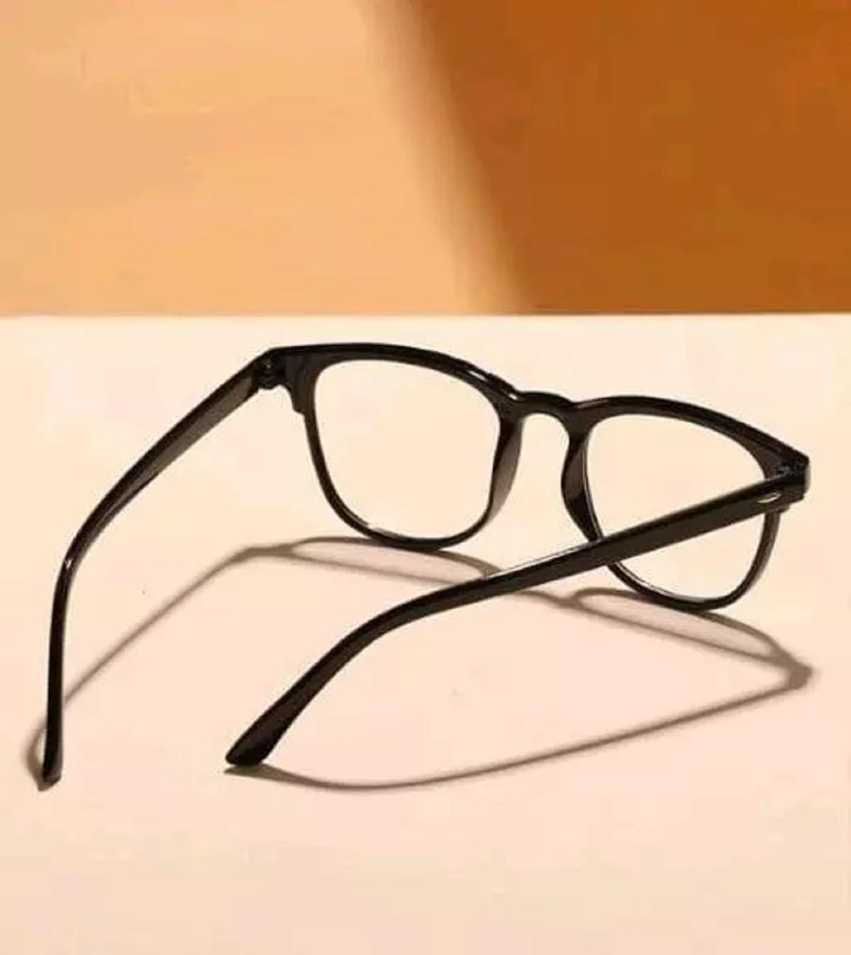 IFLASH IFLASH Zero Power Light Weight Computer Readers Blue Light Blocking Eye Glasses Men Women | Anti Glare UV Blu Ray light Filter Cut Reflection Protection Lens TR90 Frames (Black)