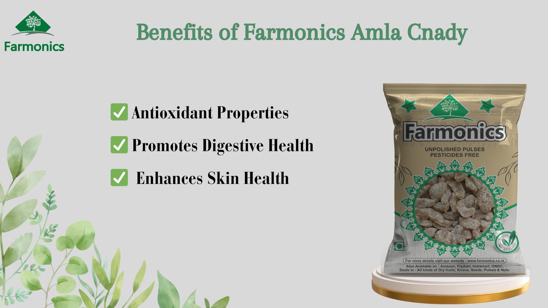 Farmonics Amla Candy 250g (Indian Gooseberry) | 100% Natural Sweet and Tangy Flavor Candy