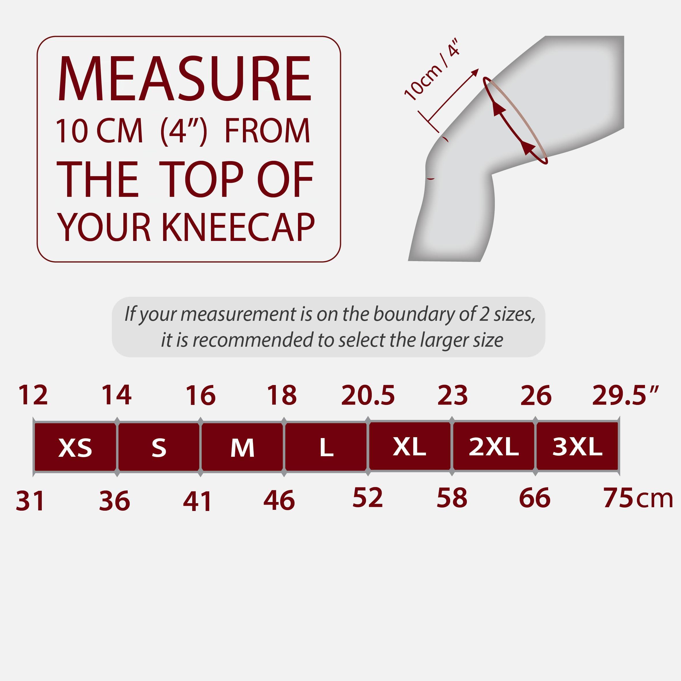 Rymora Rymora Knee Brace for Men - Knee Sleeve Compression Knee Brace for Women - Knee Support for Running Pain Relief Arthritis ACL MCL Compression Sleeve