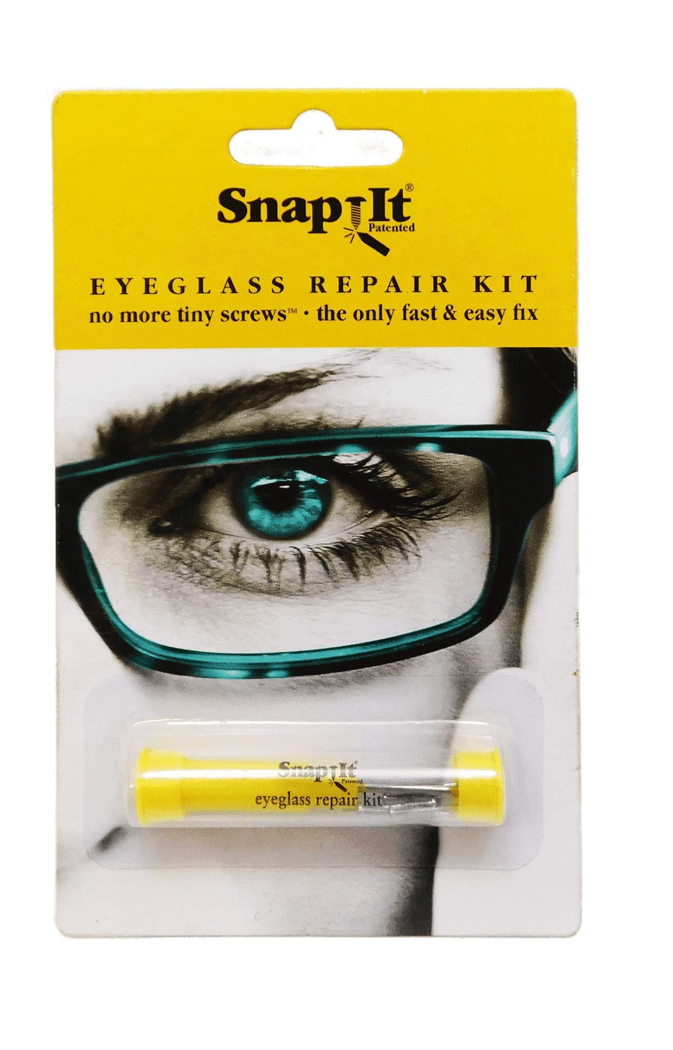 Snapit Snapit EyeGlass Repair Kit, With Long Easy Fit Screws And Micro Screwdriver. Perfect For Fixing Sunglasses, Spectacles, Glasses And Reading Glasses. Used By Opticians.