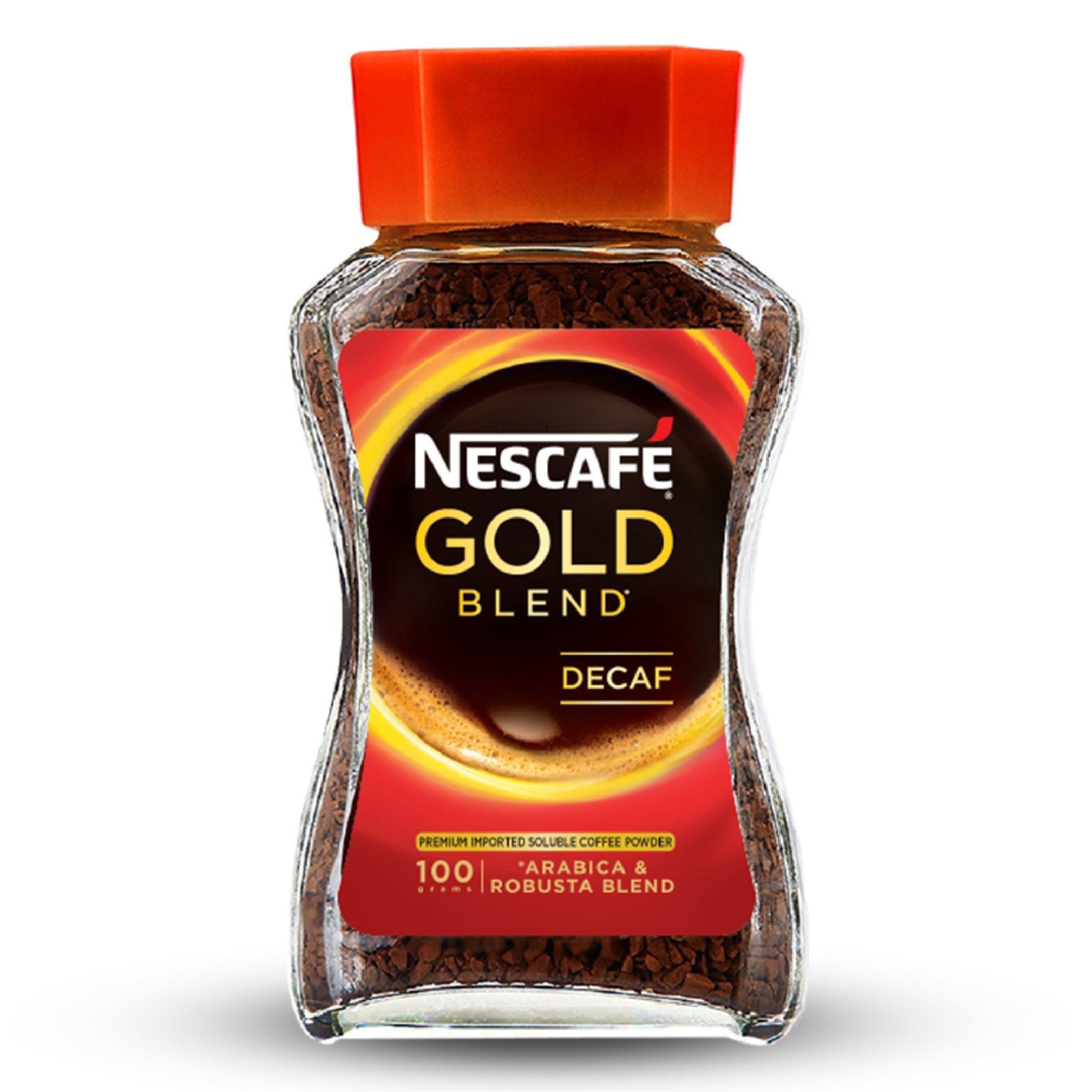 Nescafé Nescafe Gold Blend Decaf Coffee, 100G Jar, Instant