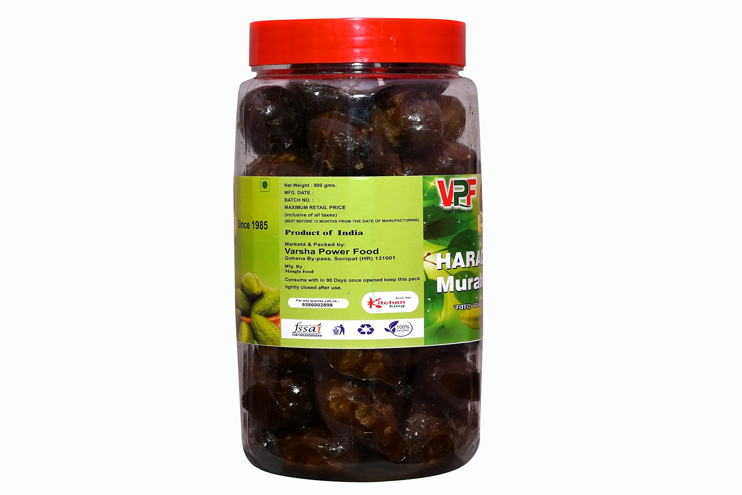 Sun Grow Sun Grow Organics Harad Murabba | 100% Fresh Harad with Homemade Taste & Pure Natural Healthy (900 Gram)
