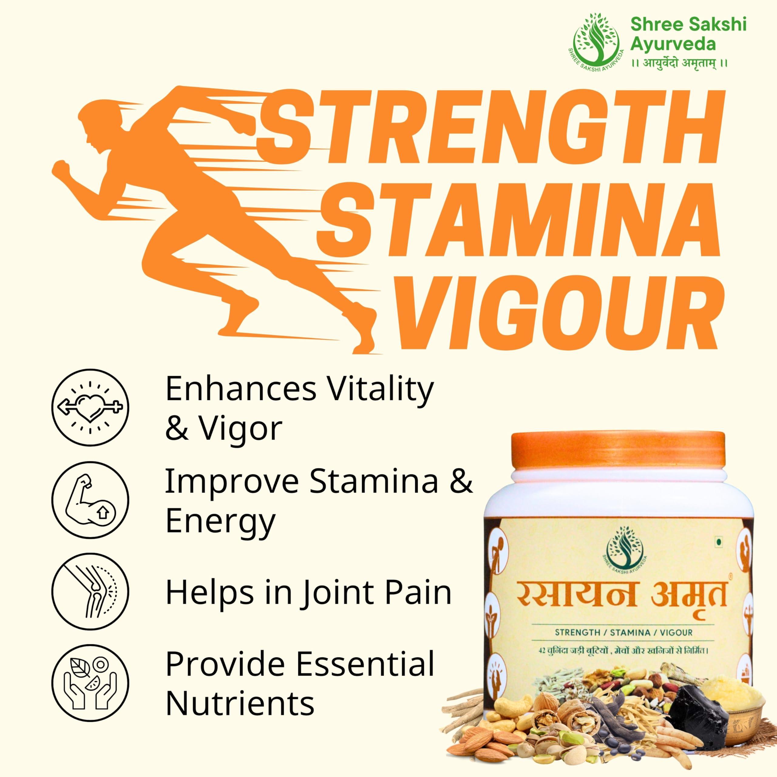 SHREE SAKSHI AYURVEDA SHREE SAKSHI AYURVEDA Rasayan Amrit Best Ayurvedic Formula 300g