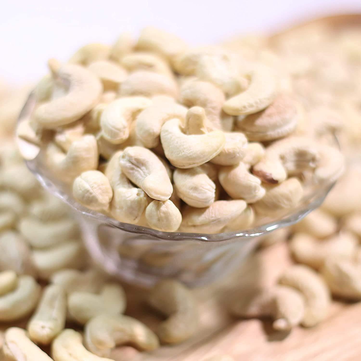 Elly Nuts Elly Nuts Combo Pack of Cashew Nuts| Whole Plain Kaju 250 gms Each 500 gms| Cashew Dry Dry Fruit Whole Cashew Nuts W270 [Jar Pack] - Diwali Gift Pack