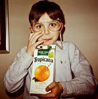 MacNgrid MacNgrid Silly Straw Glasses - Funny Drinking Straw Glasses (2 PCS Blue+Orange) - Party Supplies DIY Silly Straws for Kids Adults Birthday, Anniversary, Wedding, Bar Party Favors Pack of 1