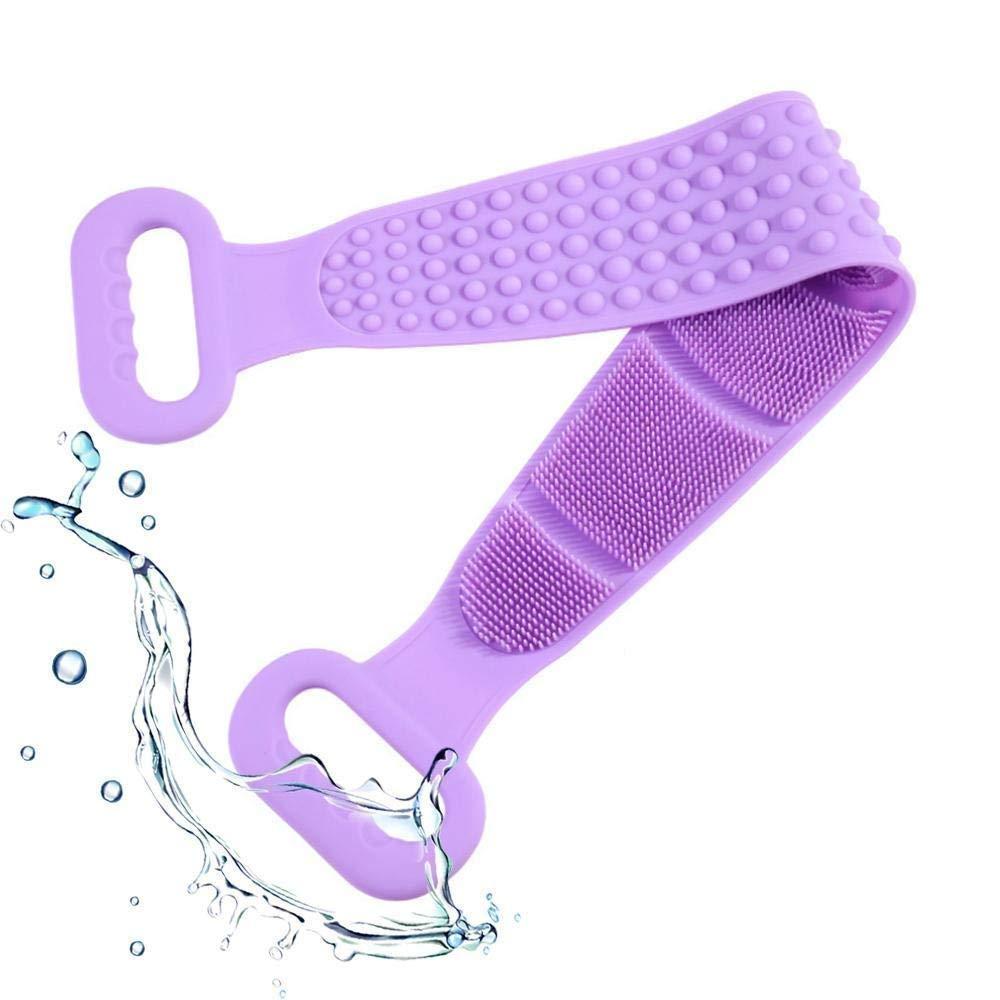 Wishbone WISHBONE BELT MASSAGER Silicone Dual Sided Back Scrubber Brush And Massager Foot Sole Cleaner Shower Bath Belt