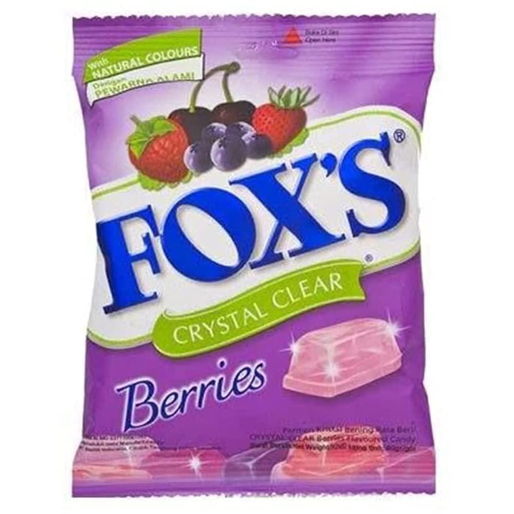 Fox's Fox\'s Crystal Clear Berries Candy, 3.17 oz / 90 g