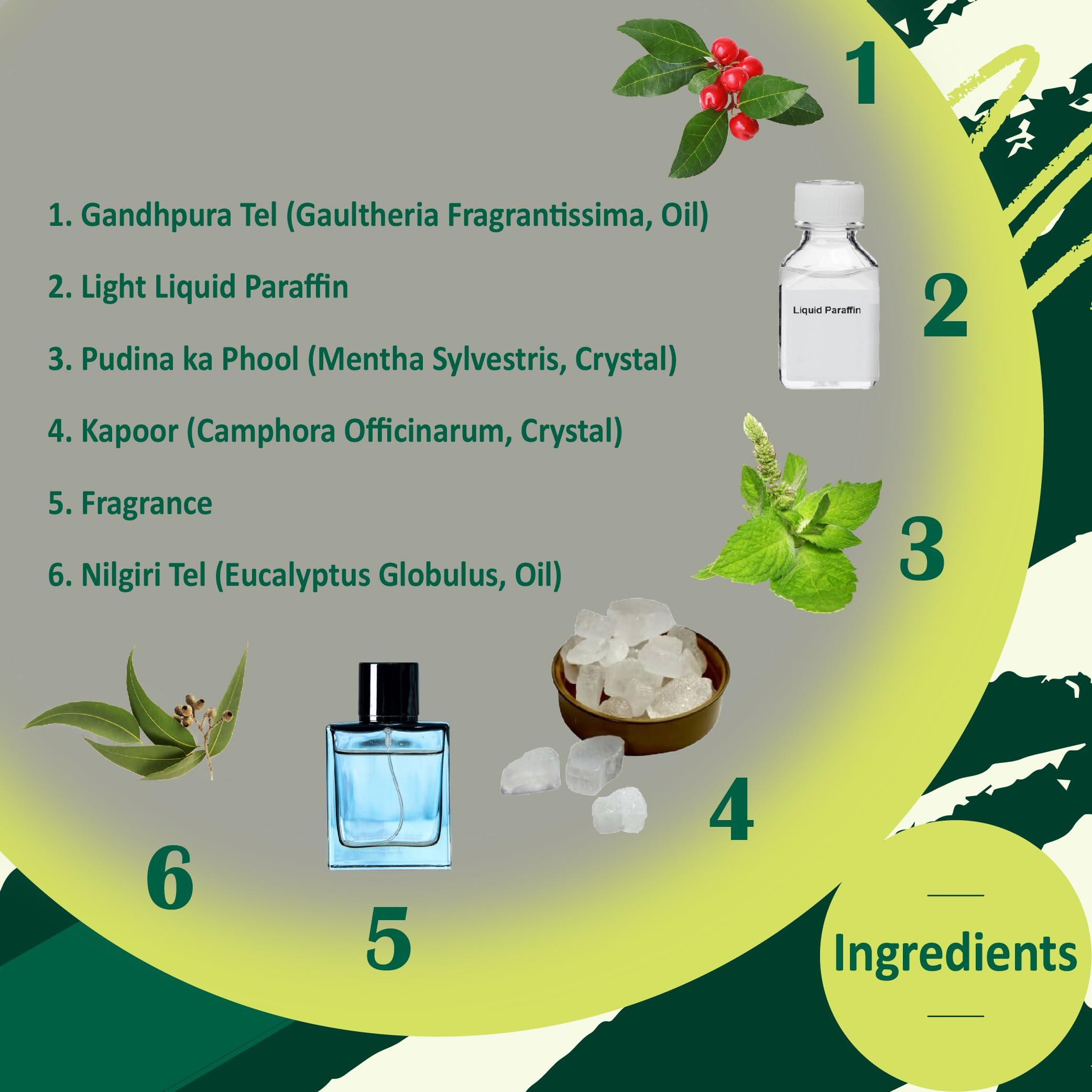 Nirdosh Nirdosh Herbal Liquid Roll-On Balm (Pack of 5) - 100% Natural Herbal Oil for Soothing Comfort