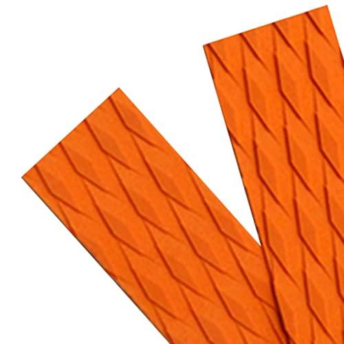 UJEAVETTE UJEAVETTE 4 Pieces EVA Skimboard Traction Pad Bar Grip Surfboard SUP Surfing Orange