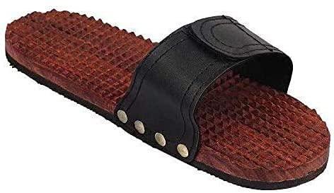 KINGSMAN STORE Kingsman store Wooden Acupressure Slippers foot slipper massager massage tool For Foot + Acupressure Wooden Acupressure Khadau