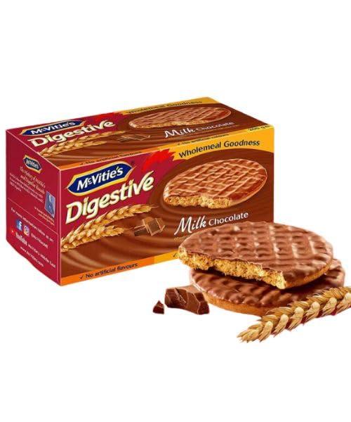 Generic McVitie\'s Digestive Milk Chocolate Wheatmeal biscuits covered Smooth And Delidious Biscuit 200gm