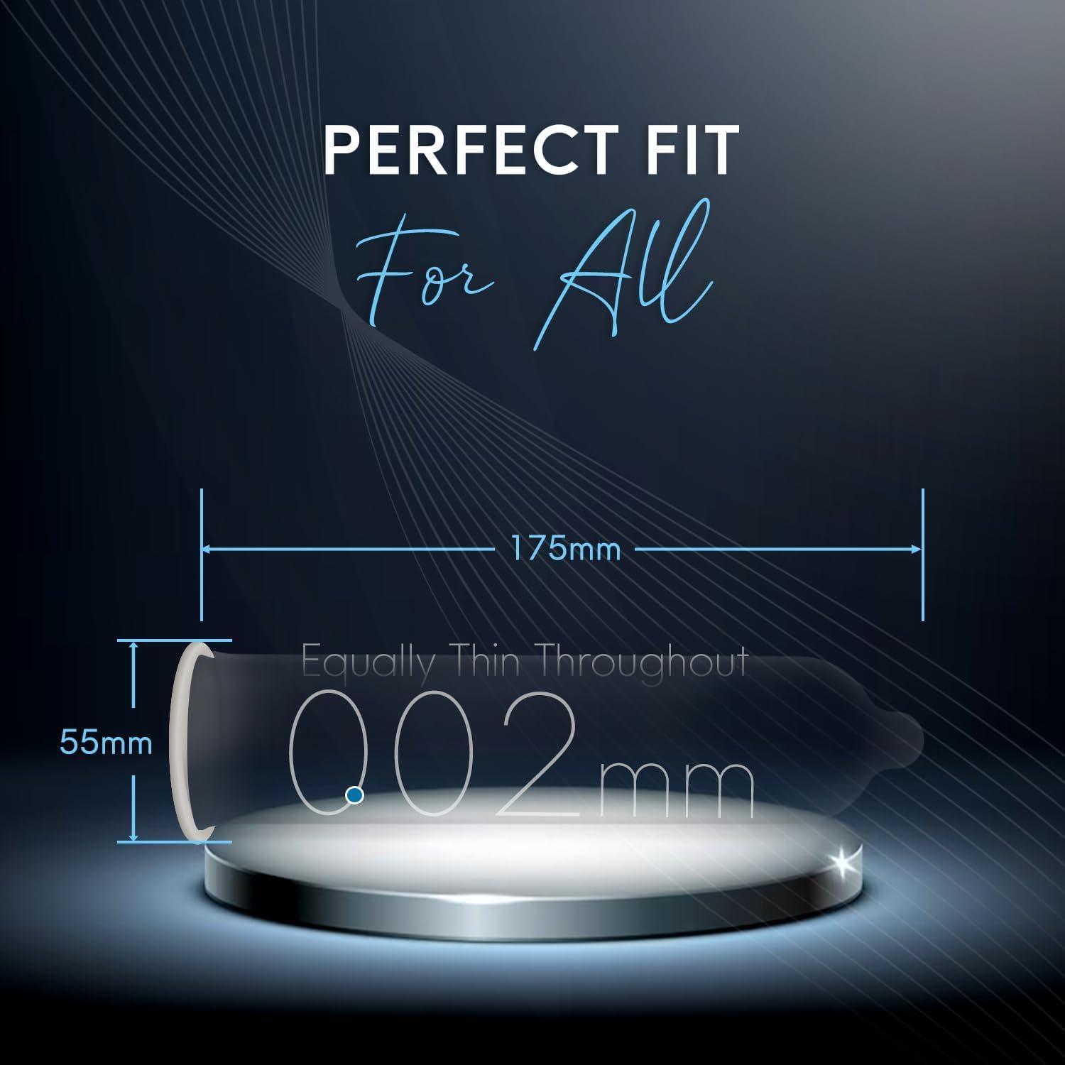 OKAMOTO Okamoto 0.02 - Japan\'s Best | Thinnest Condom In India | 1st Time in India - Non Latex PU Condom | Super Thin | Super Strong | Imported from Japan | 0.02 mm Ultra Thin (Pack of 2, 12s)